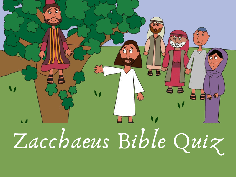 Zacchaeus Bible Quiz Bible Potato