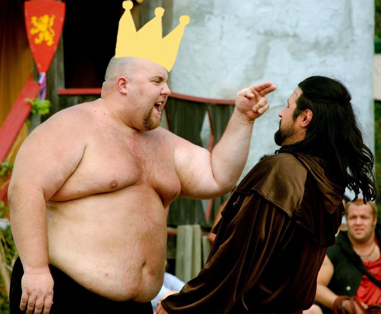 Who was the very fat king of Moab?