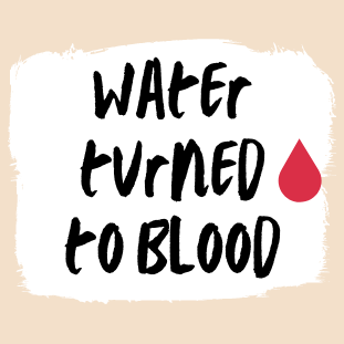 Water turned to blood