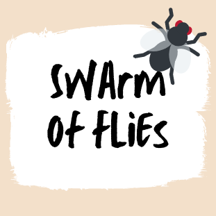 Swarm of flies