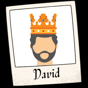 King David from the Bible