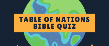 Table Of Nations Bible Quiz